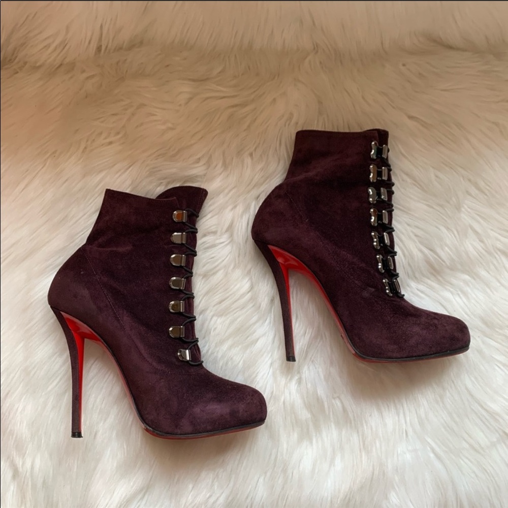 ⭕️SOLD⭕️ Christian LOUBOUTIN Troopista Booties - Picture 3 of 8